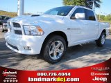 2012 Bright White Dodge Ram 1500 Sport Crew Cab #55283324