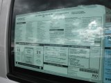 2012 GMC Sierra 1500 SLE Extended Cab 4x4 Window Sticker