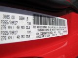 2012 Ram 1500 Color Code for Flame Red - Color Code: PR4