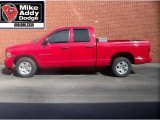 2005 Flame Red Dodge Ram 1500 SLT Quad Cab #5517429