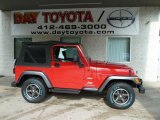 2004 Flame Red Jeep Wrangler X 4x4 #55283229