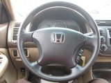 2003 Honda Civic LX Sedan Steering Wheel