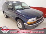 2000 Indigo Blue Metallic Chevrolet Blazer LS 4x4 #55283011