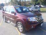 2009 Dark Cherry Pearl Honda Pilot Touring 4WD #55332638