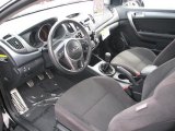 2010 Kia Forte Koup SX Black Sport Interior