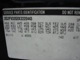 1999 Pontiac Firebird Trans Am Convertible Info Tag
