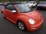 2003 Sundown Orange Volkswagen New Beetle GLS Convertible #55332706