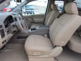 2012 Nissan Titan SV King Cab 4x4 Almond Interior