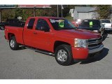 2008 Victory Red Chevrolet Silverado 1500 LT Extended Cab 4x4 #55332661