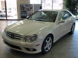 2008 Arctic White Mercedes-Benz CLK 350 Coupe #5521622