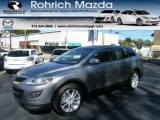 2012 Liquid Silver Meatllic Mazda CX-9 Grand Touring AWD #55365123