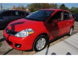 2011 Red Alert Nissan Versa 1.8 S Hatchback #55365438