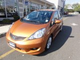 2009 Orange Revolution Metallic Honda Fit Sport #55365430
