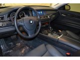2010 BMW 7 Series 750Li Sedan Black Nappa Leather Interior