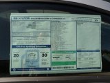2012 Hyundai Genesis Coupe 2.0T Premium Window Sticker