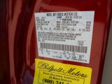 2012 Escape Color Code for Toreador Red Metallic - Color Code: FL
