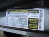 2011 Volkswagen Tiguan S 4Motion Info Tag