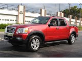 2007 Red Fire Ford Explorer Sport Trac XLT 4x4 #55402307