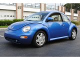 1998 Techno Blue Metallic Volkswagen New Beetle 2.0 Coupe #55402299