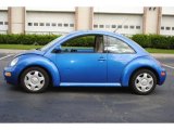 Techno Blue Metallic Volkswagen New Beetle in 1998