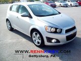 2012 Silver Ice Metallic Chevrolet Sonic LTZ Hatch #55402292