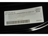 2012 Audi S5 4.2 FSI quattro Coupe Info Tag
