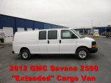 2012 Summit White GMC Savana Van 2500 Extended Cargo #55402524