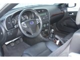 2008 Saab 9-3 2.0T Convertible Black Interior
