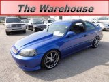 2000 Electron Blue Pearl Honda Civic Si Coupe #55401948