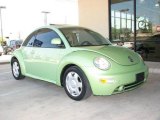 2000 Green Volkswagen New Beetle GLS TDI Coupe #5519809