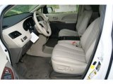 2012 Toyota Sienna XLE AWD Bisque Interior