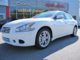 2012 Winter Frost White Nissan Maxima 3.5 SV #55402203