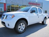 2012 Avalanche White Nissan Frontier SV Crew Cab #55402200