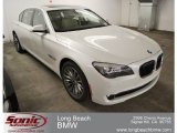 2012 Mineral White Metallic BMW 7 Series 740Li Sedan #55402174