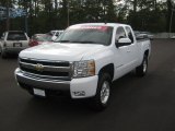 2008 Summit White Chevrolet Silverado 1500 LT Extended Cab 4x4 #55402388