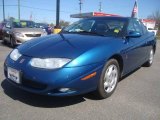 2002 Blue Saturn S Series SC2 Coupe #5509389