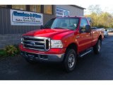 2006 Red Clearcoat Ford F350 Super Duty XLT Regular Cab 4x4 #55402118