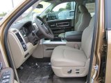 2012 Dodge Ram 2500 HD Laramie Crew Cab 4x4 Light Pebble Beige/Bark Brown Interior