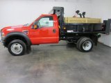 2009 Ford F550 Super Duty Red