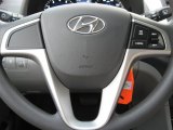 2012 Hyundai Accent GS 5 Door Controls