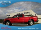 2011 Red Candy Metallic Ford F150 XLT SuperCab 4x4 #55450225