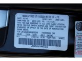 2010 370Z Color Code for Magnetic Black - Color Code: G41