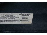 2007 GMC Canyon SLE Crew Cab 4x4 Info Tag
