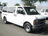2002 Summit White Chevrolet Express 1500 Passenger Van #55450180