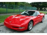 2003 Chevrolet Corvette 50th Anniversary Edition Coupe Front 3/4 View