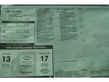 2012 Toyota Tundra SR5 TRD CrewMax 4x4 Window Sticker