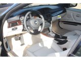 2012 BMW 3 Series 335i Coupe Cream Beige Interior