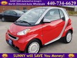 2009 Rally Red Smart fortwo pure coupe #55449934