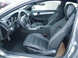 2012 Mercedes-Benz C 350 Coupe Black Interior