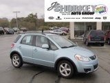 2009 Vapor Blue Metallic Suzuki SX4 Crossover Technology AWD #55488139